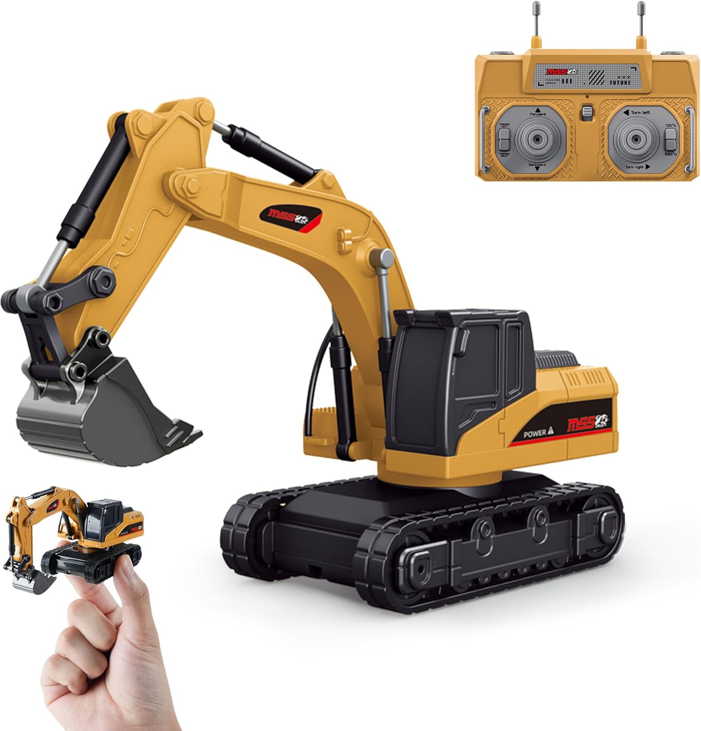 Mini RC İş Makineleri - Uzaktan Kumandalı 1:64 Ölçek İş Makineleri