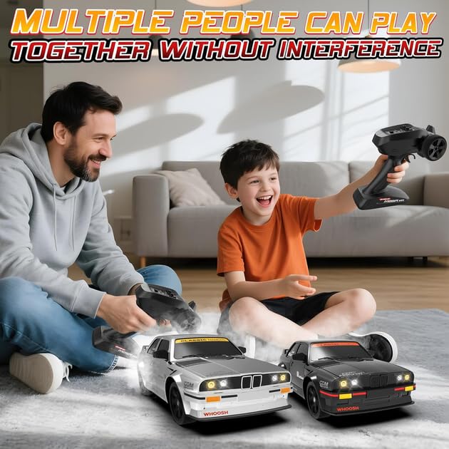 50 KM/H 1:16 Retro RC Araba 4X4 Uzaktan Kumanda Drift Spor Araba