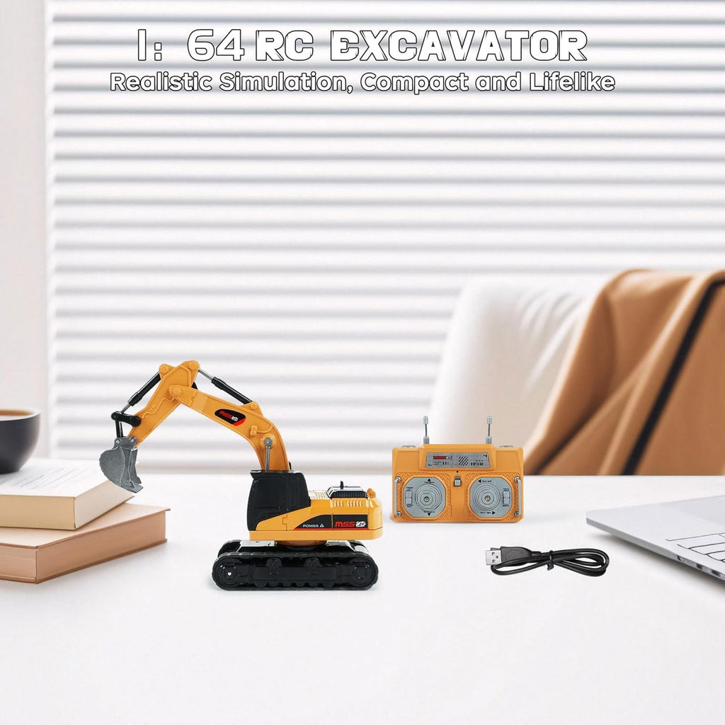 Mini RC İş Makineleri - Uzaktan Kumandalı 1:64 Ölçek İş Makineleri