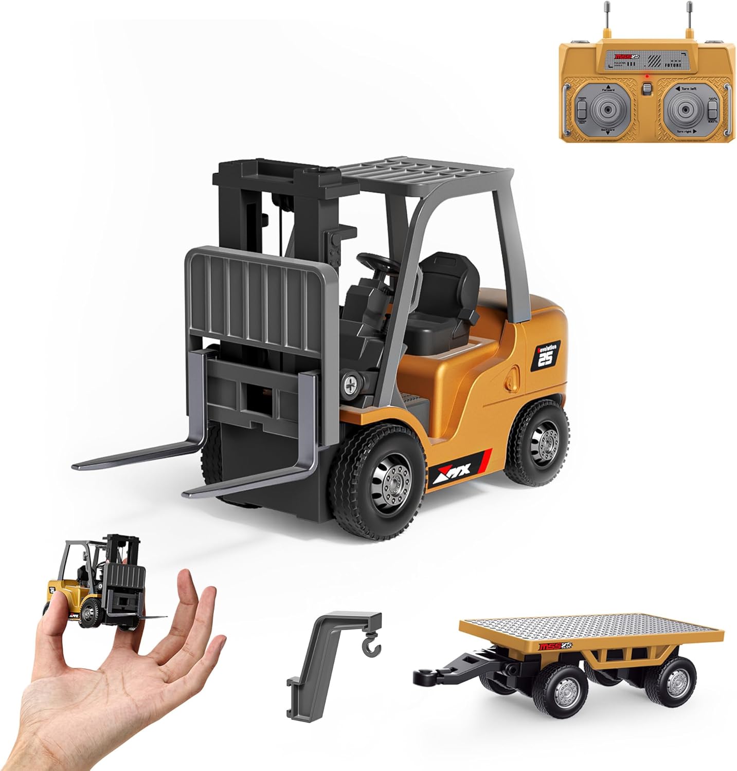 Mini RC İş Makineleri - Uzaktan Kumandalı 1:64 Ölçek İş Makineleri