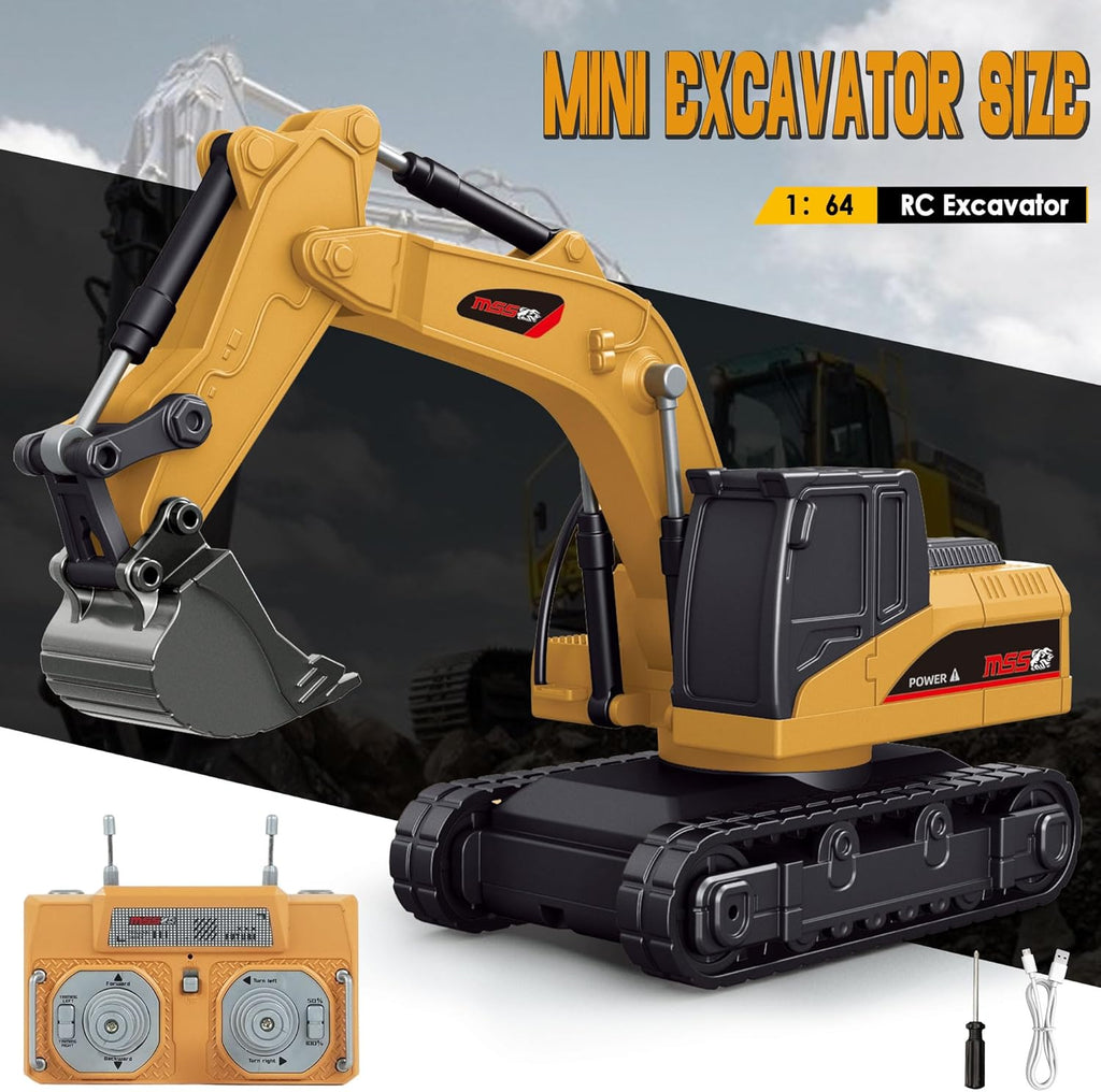 Mini RC İş Makineleri - Uzaktan Kumandalı 1:64 Ölçek İş Makineleri