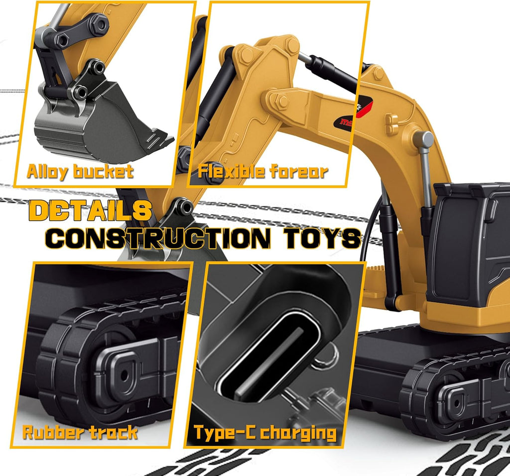 Mini RC İş Makineleri - Uzaktan Kumandalı 1:64 Ölçek İş Makineleri