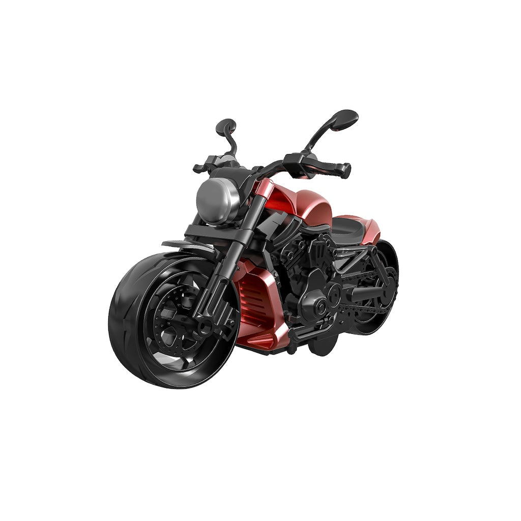 Sürtmeli Model Motosiklet – Eğlenceli ve Dayanıklı Oyuncak kırmızı