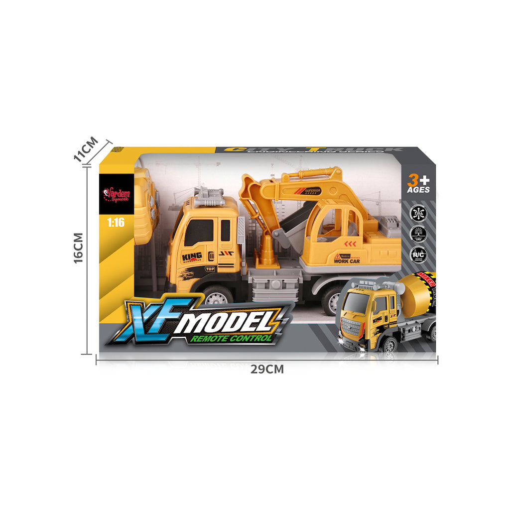 Uzaktan Kumandalı Full Fonksiyon Şarjlı 1:16 XF Model İş Kamyonu