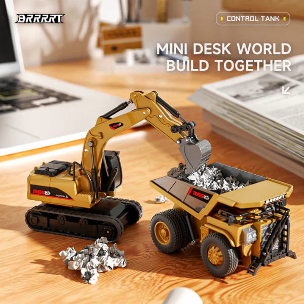 Mini RC İş Makineleri - Uzaktan Kumandalı 1:64 Ölçek İş Makineleri