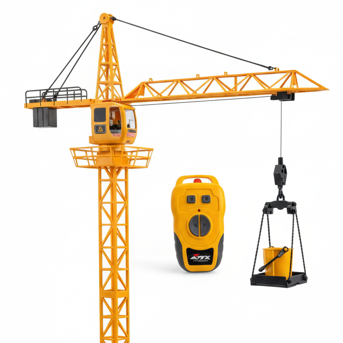 R/C 4 CH 99Cm Kule Vinç - Yakın Çekim