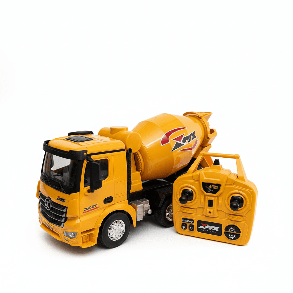 R/C 2.4GHz Uzaktan Kumandalı 9 Fonksiyonlu Beton Mikseri - Baykus Outlet