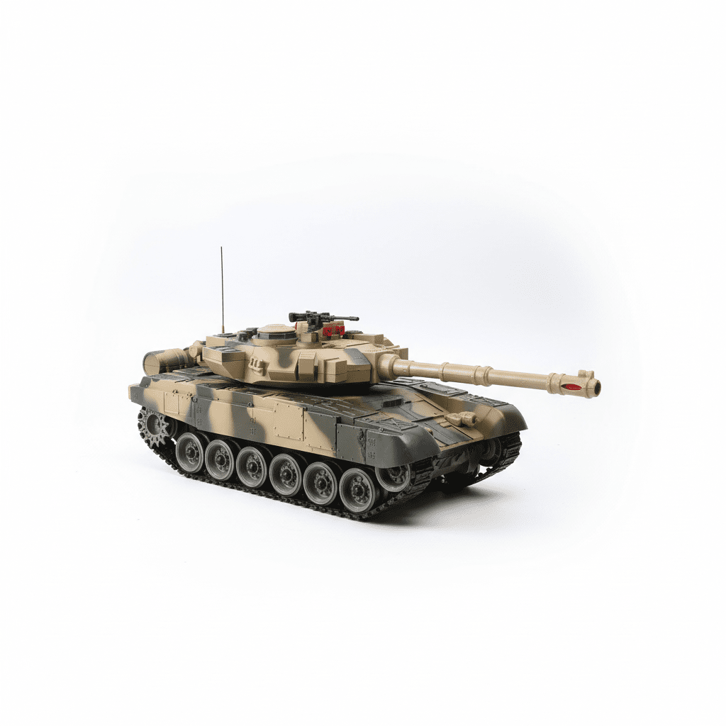 R/C 7CH Uzaktan Kumandalı Ses Efektli Askeri Tank - Baykus Outlet
