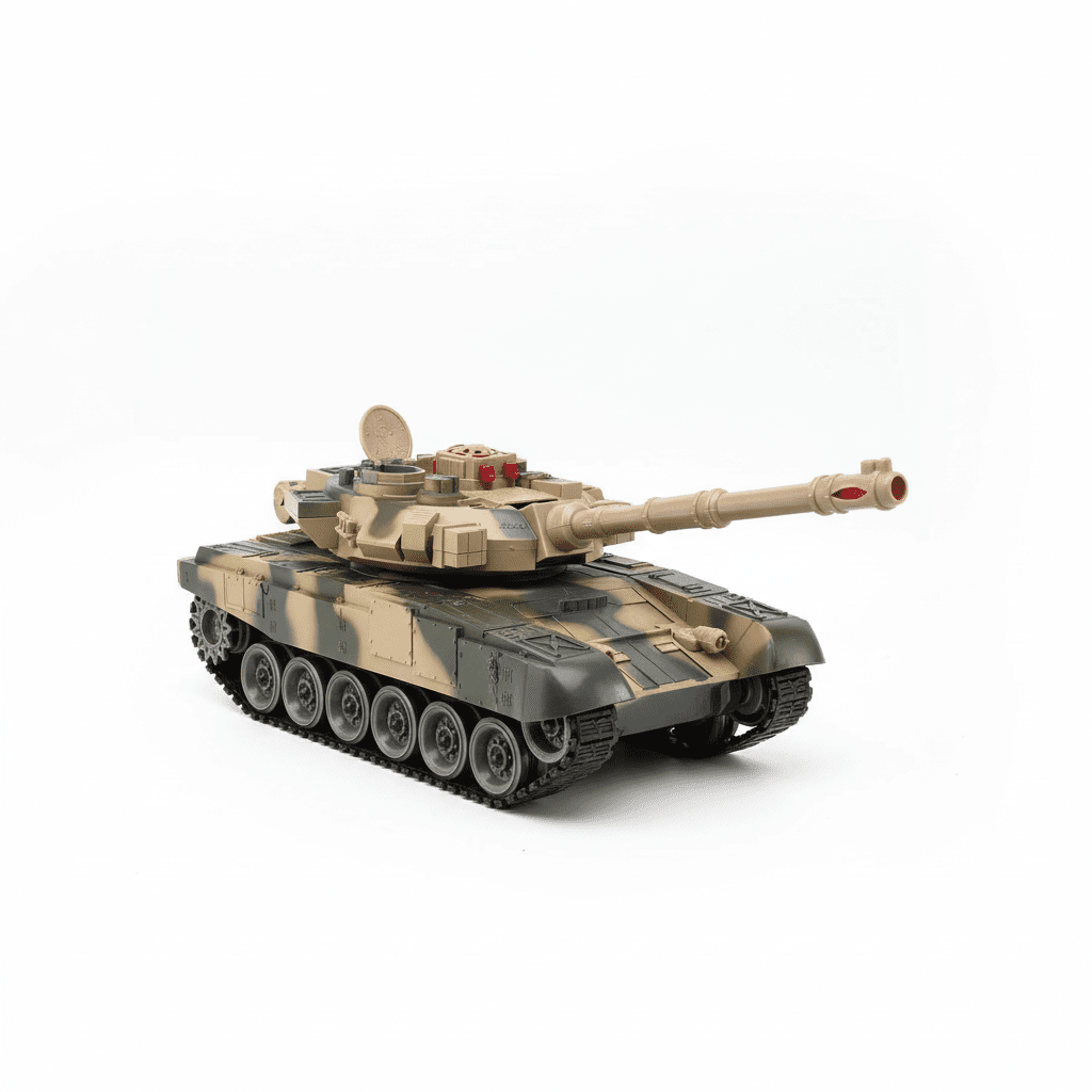R/C 7CH Uzaktan Kumandalı Ses Efektli Askeri Tank - Baykus Outlet