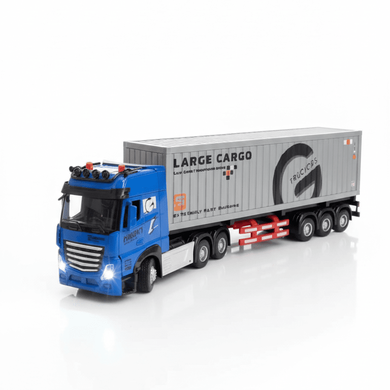 Uzaktan Kumandalı Dorseli Süspansiyonlu Tır - Metal Kafalı 9 Kanal Açılabilir Kapılı - Baykus Outlet